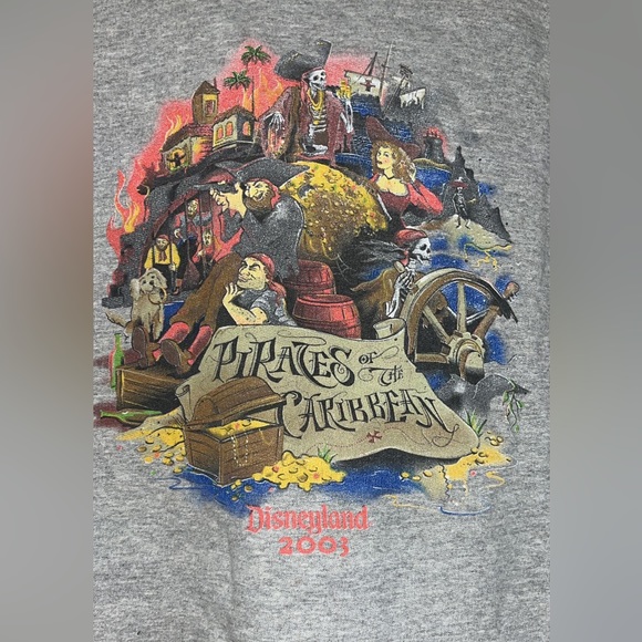 XL Vintage Disney Pirates of the Caribbean Sweatshirt - Picture 3 of 3